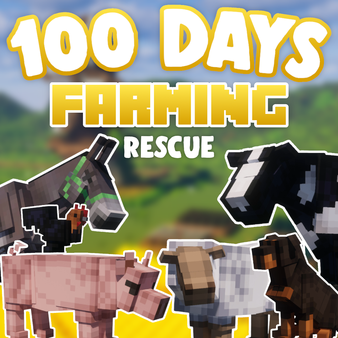100 Days Horse Rescue Farm World and Modpack